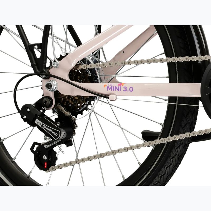 Bicicletă pentru copii KROSS Lea Mini 3.0 Eq W pink/pink/gloss 7