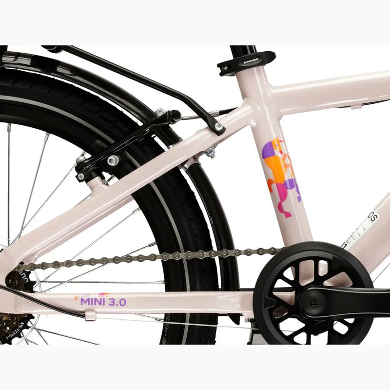 Bicicletă pentru copii KROSS Lea Mini 3.0 Eq W pink/pink/gloss 11