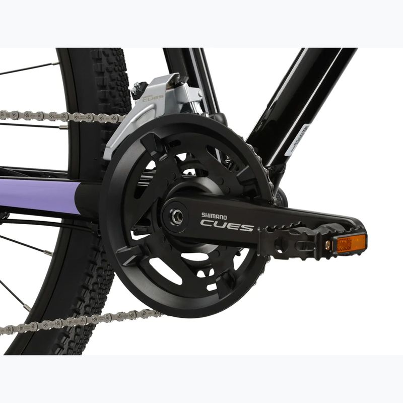 Bicicletă cross pentru femei KROSS Evado 7.0 In black/purple/gloss 9