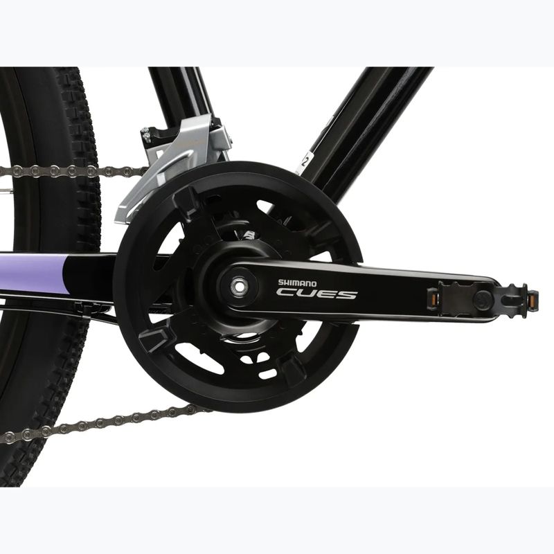 Bicicletă cross pentru femei KROSS Evado 7.0 In black/purple/gloss 10