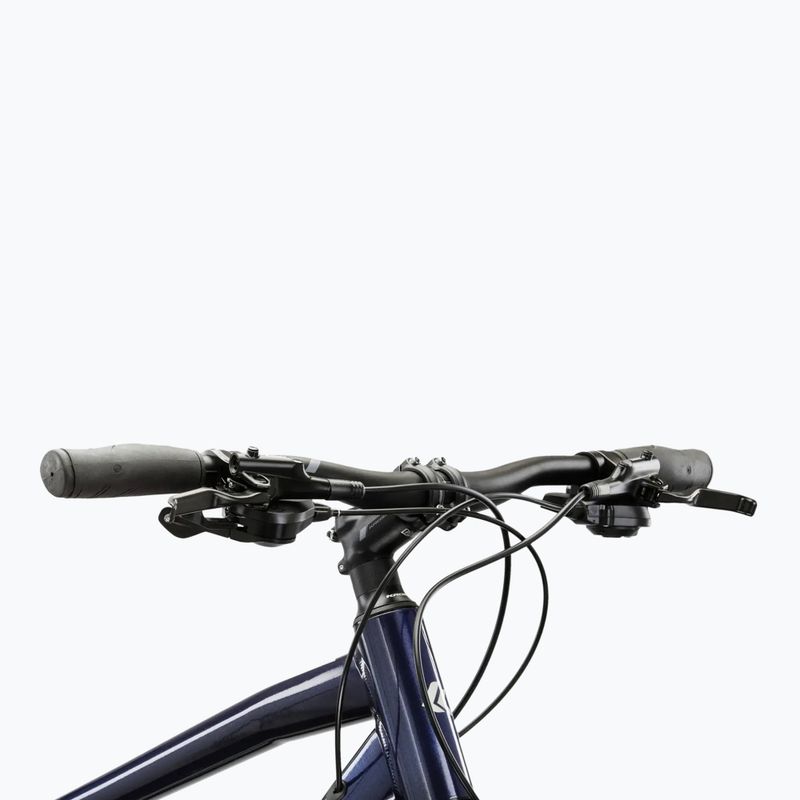 Bicicletă cross KROSS Evado 5.0 navy/silver/gloss 4