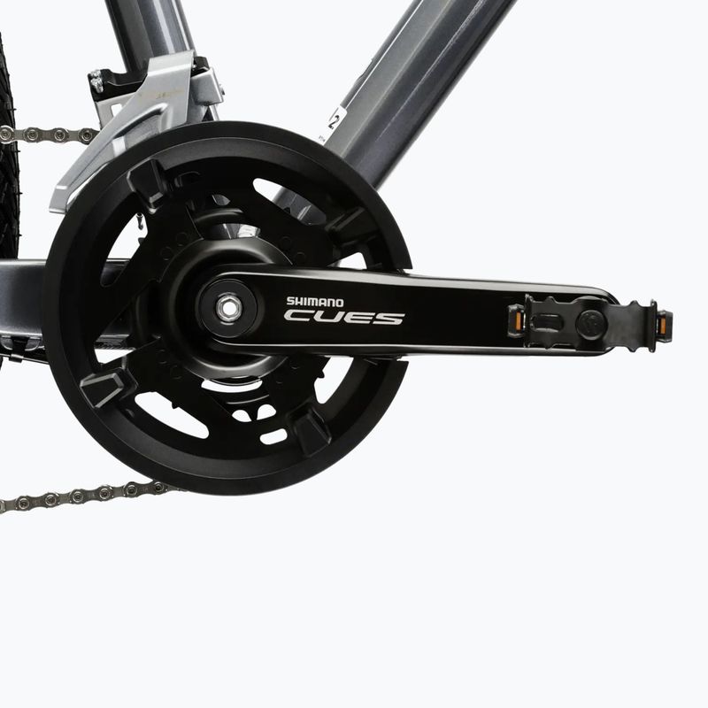 Bicicletă cross KROSS Evado 5.0 grey/black/gloss 9