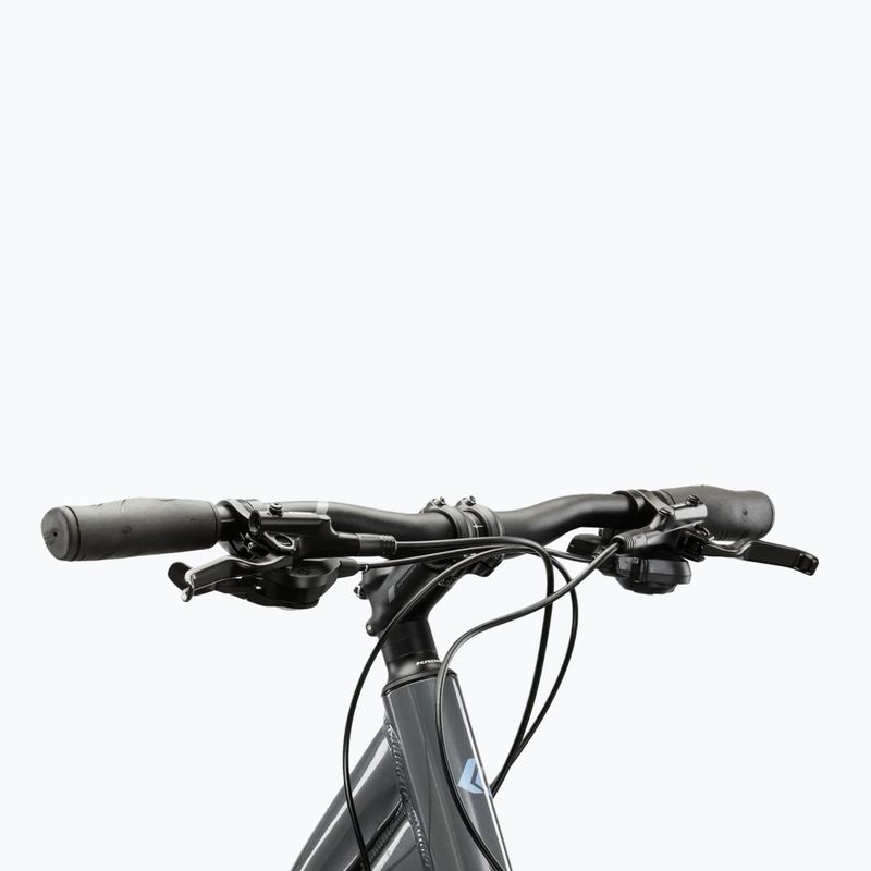 Bicicletă cross pentru femei KROSS Evado 5.0 In grey/blue/gloss 4