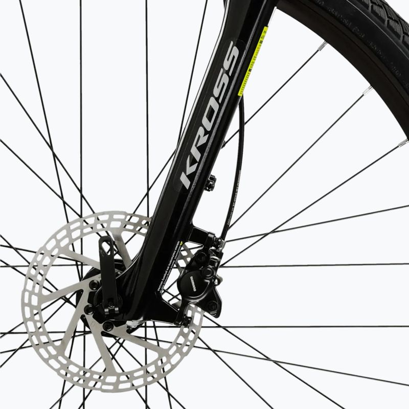 Bicicletă cross pentru femei KROSS Evado 5.0 In grey/blue/gloss 7