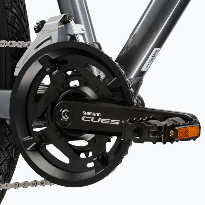 Bicicletă cross pentru femei KROSS Evado 5.0 In grey/blue/gloss 9