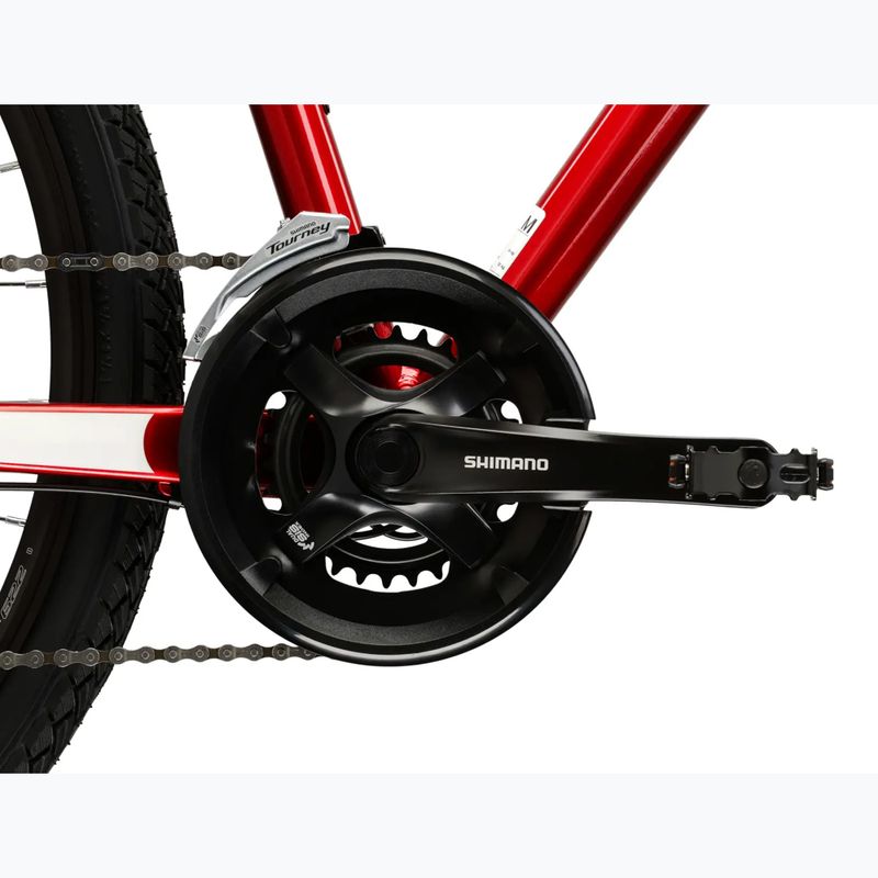 Bicicletă cross KROSS Evado 4.0 burgundy/white 10
