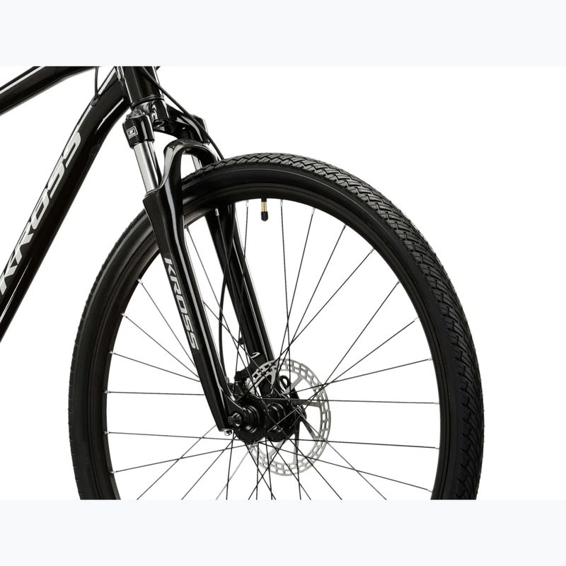 Bicicletă cross KROSS Evado 4.0 black/silver 5