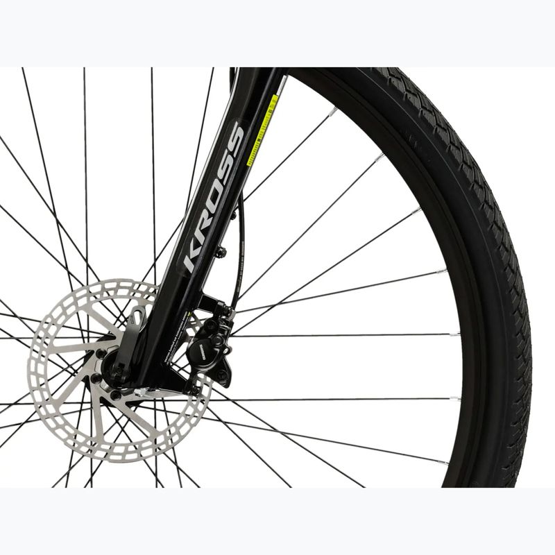 Bicicletă cross KROSS Evado 4.0 black/silver 7