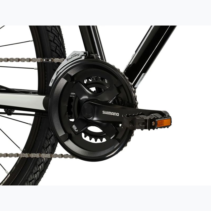 Bicicletă cross KROSS Evado 4.0 black/silver 9