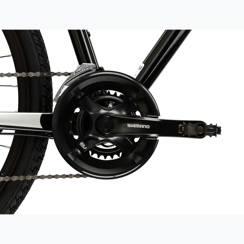 Bicicletă cross KROSS Evado 4.0 black/silver 10