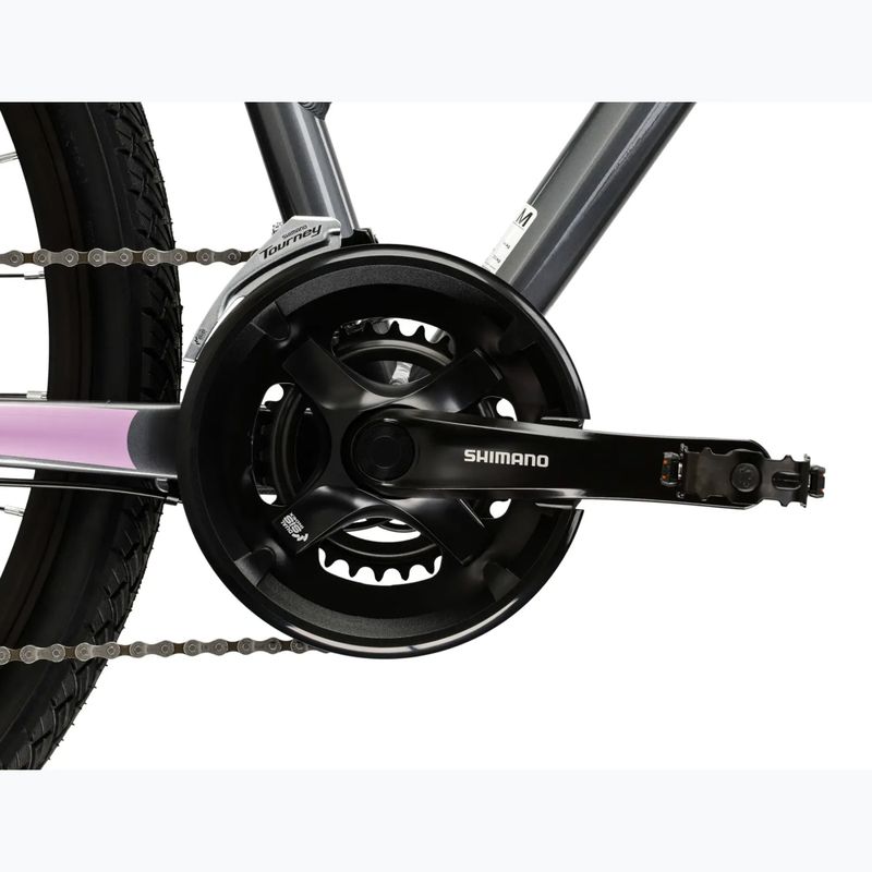 Bicicletă cross pentru femei KROSS Evado 4.0 In grey/pink/gloss 10