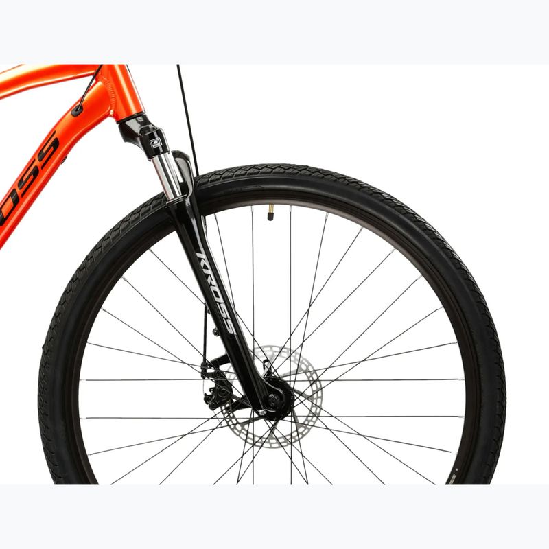 Bicicletă cross KROSS Evado 3.0 orange/black/gloss 6