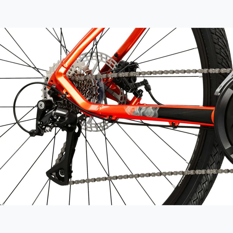 Bicicletă cross KROSS Evado 3.0 orange/black/gloss 8