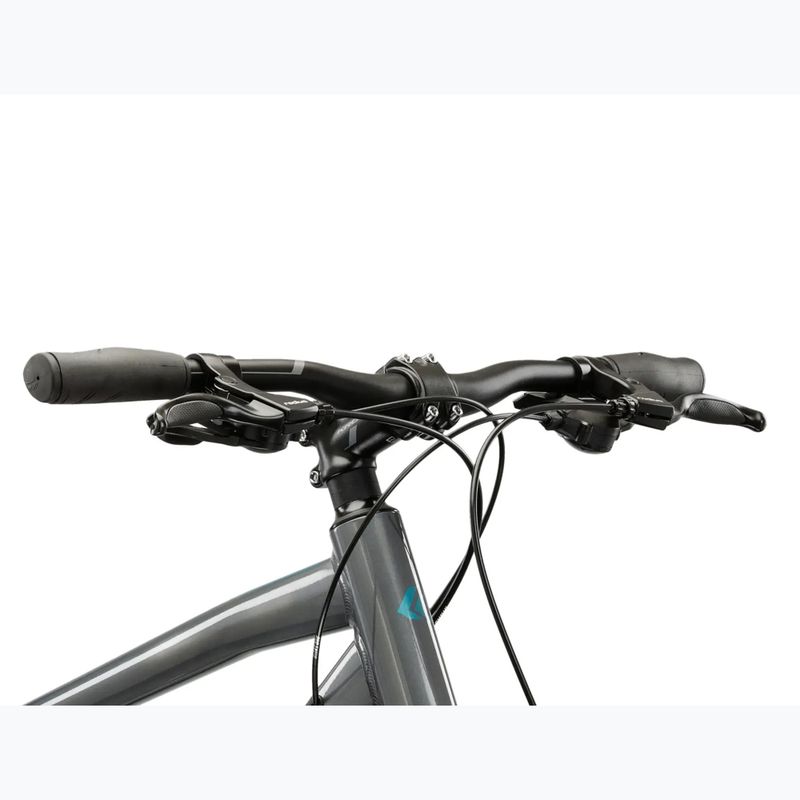 Bicicletă cross KROSS Evado 3.0 grey/teal/gloss 4