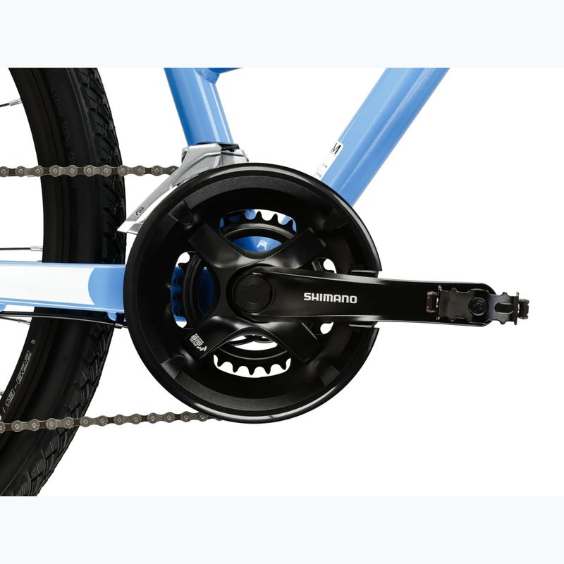 Bicicletă cross pentru femei KROSS Evado 3.0 In blue/white/gloss 10