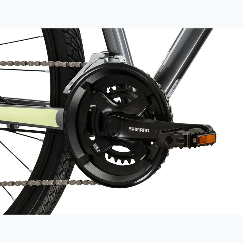 Bicicletă cross pentru femei KROSS Evado 3.0 In gray/green 9