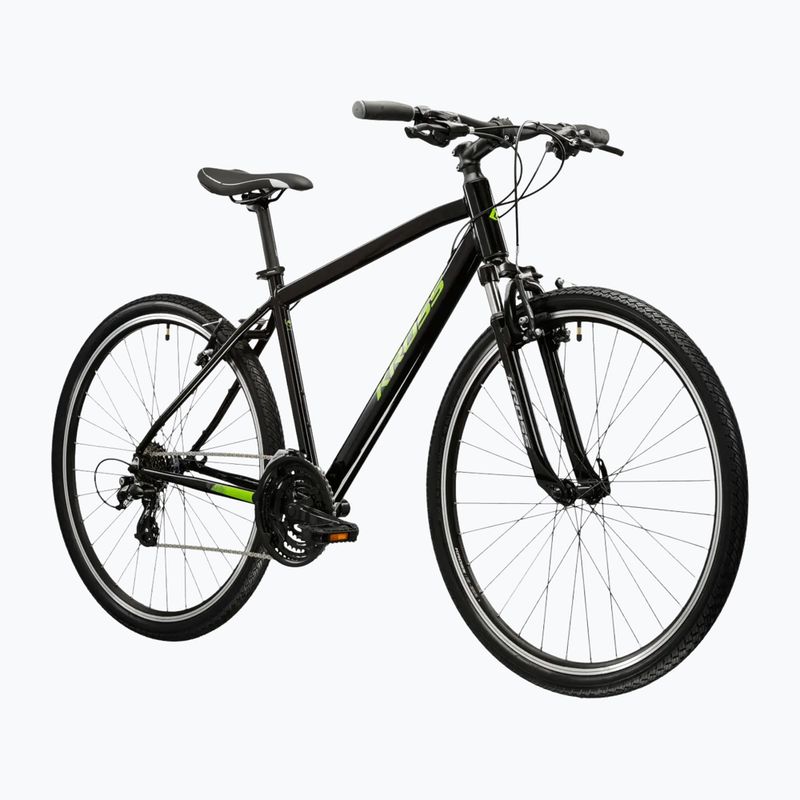 Bicicletă cross KROSS Evado 2.0 black/green/gloss 2
