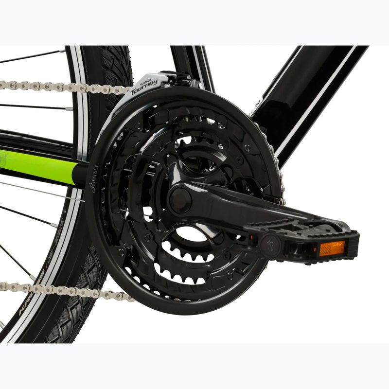 Bicicletă cross KROSS Evado 2.0 black/green/gloss 8
