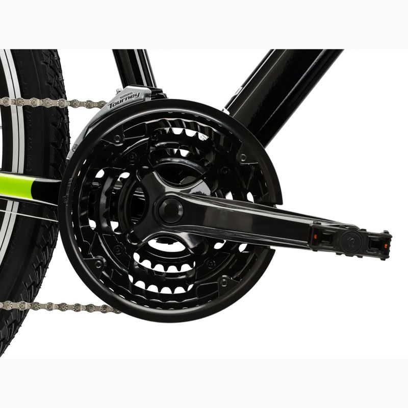 Bicicletă cross KROSS Evado 2.0 black/green/gloss 9
