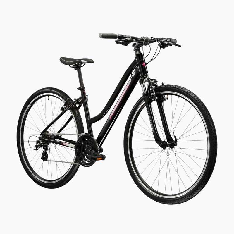 Bicicletă cross pentru femei KROSS Evado 2.0 In black/pink/gloss 2