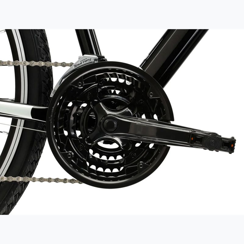 Bicicletă cross pentru femei KROSS Evado 2.0 In black/pink/gloss 9