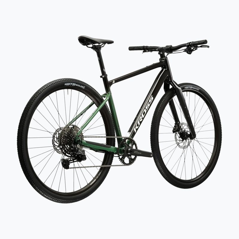 Bicicletă gravel KROSS Esker FL black/green/gloss 3