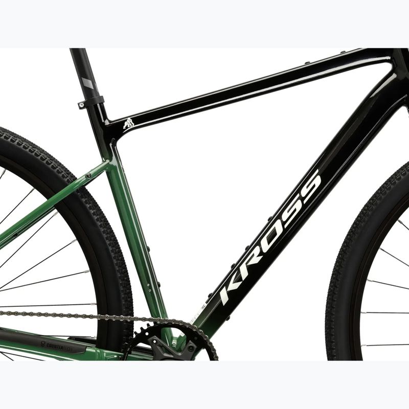 Bicicletă gravel KROSS Esker FL black/green/gloss 13