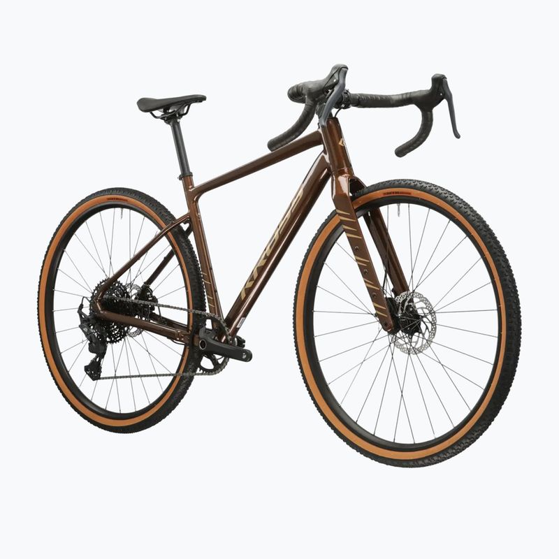 Bicicletă gravel KROSS Esker 2.0 brown/beige/gloss 2