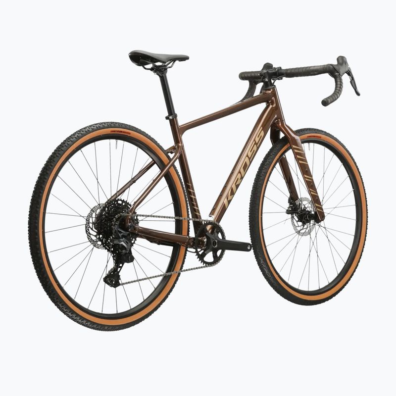 Bicicletă gravel KROSS Esker 2.0 brown/beige/gloss 3