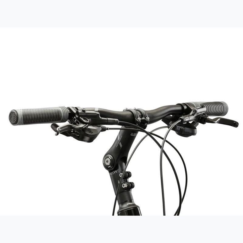 Bicicletă de trekking pentru bărbați KROSS Trans 7.0 black/silver/gloss 4