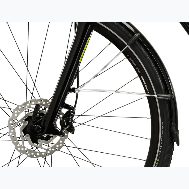 Bicicletă de trekking pentru bărbați KROSS Trans 7.0 black/silver/gloss 7
