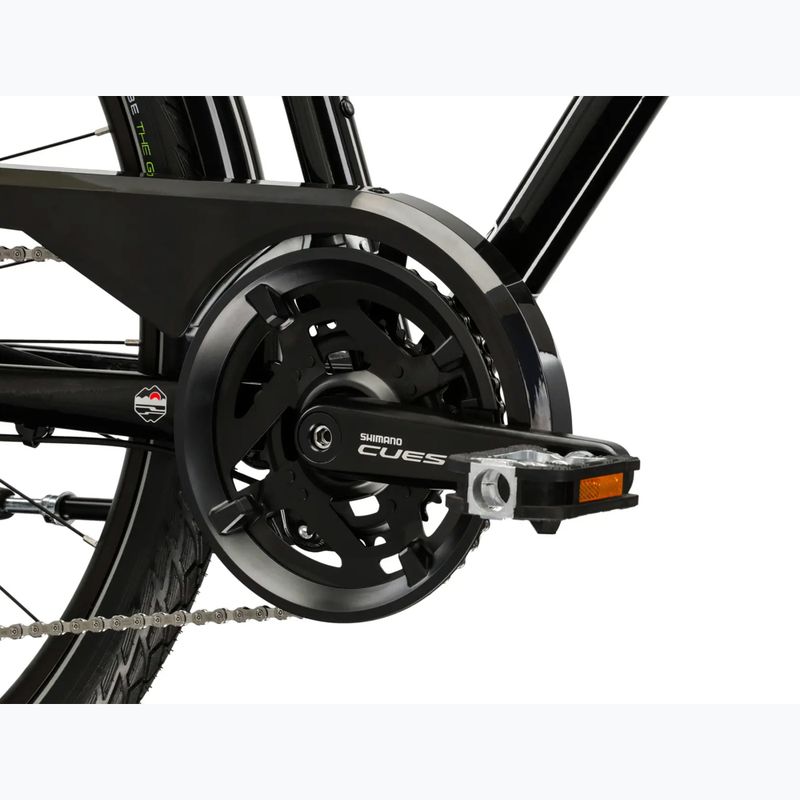 Bicicletă de trekking pentru bărbați KROSS Trans 7.0 black/silver/gloss 9