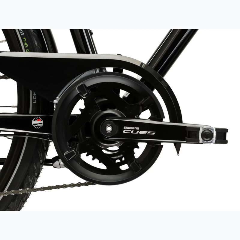 Bicicletă de trekking pentru bărbați KROSS Trans 7.0 black/silver/gloss 10