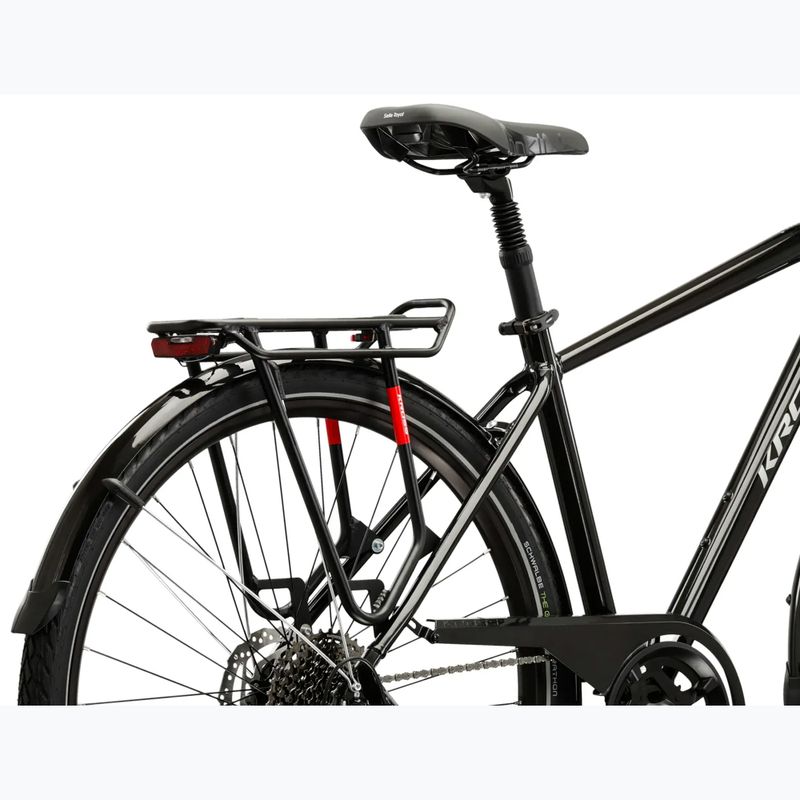 Bicicletă de trekking pentru bărbați KROSS Trans 7.0 black/silver/gloss 11