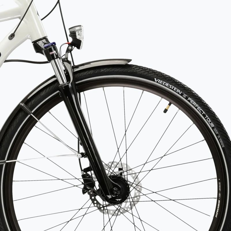 Bicicletă de trekking pentru bărbați KROSS Trans 5.0 grey/navy/gloss 6