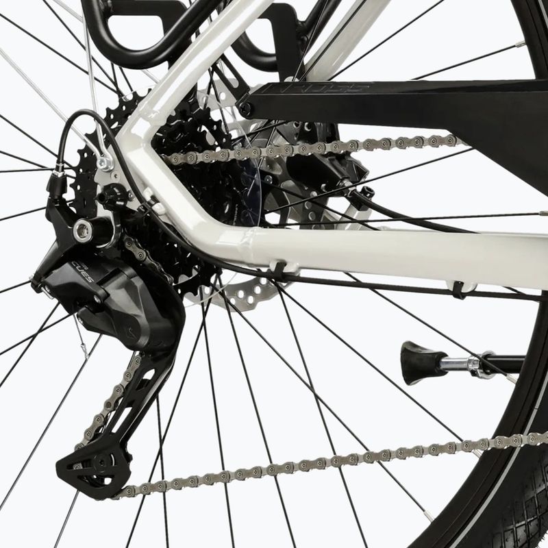 Bicicletă de trekking pentru bărbați KROSS Trans 5.0 grey/navy/gloss 8