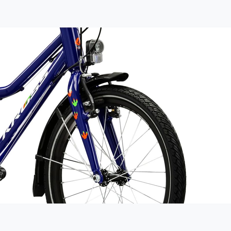 Bicicletă pentru copii KROSS Level Mini 3.0 Eq navy blue/white/gloss 5