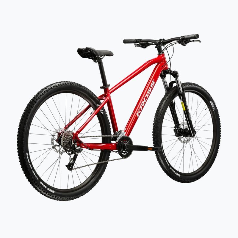 Bicicletă de munte KROSS Hexagon 4.0 29" red/silver/gloss 3
