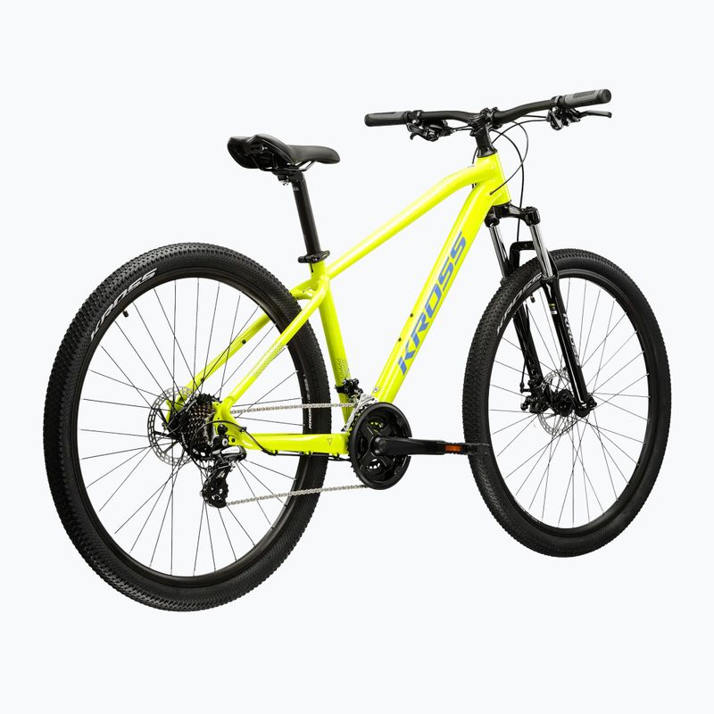 Bicicletă de munte KROSS Hexagon 2.0 27,5" lime/blue/gloss 3