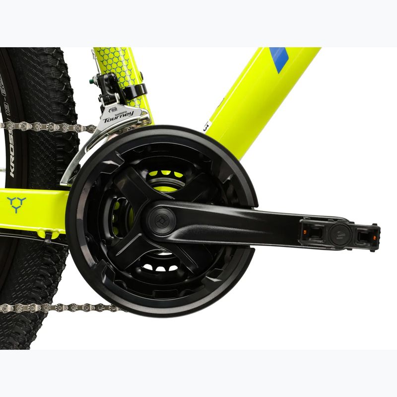 Bicicletă de munte KROSS Hexagon 2.0 27,5" lime/blue/gloss 10