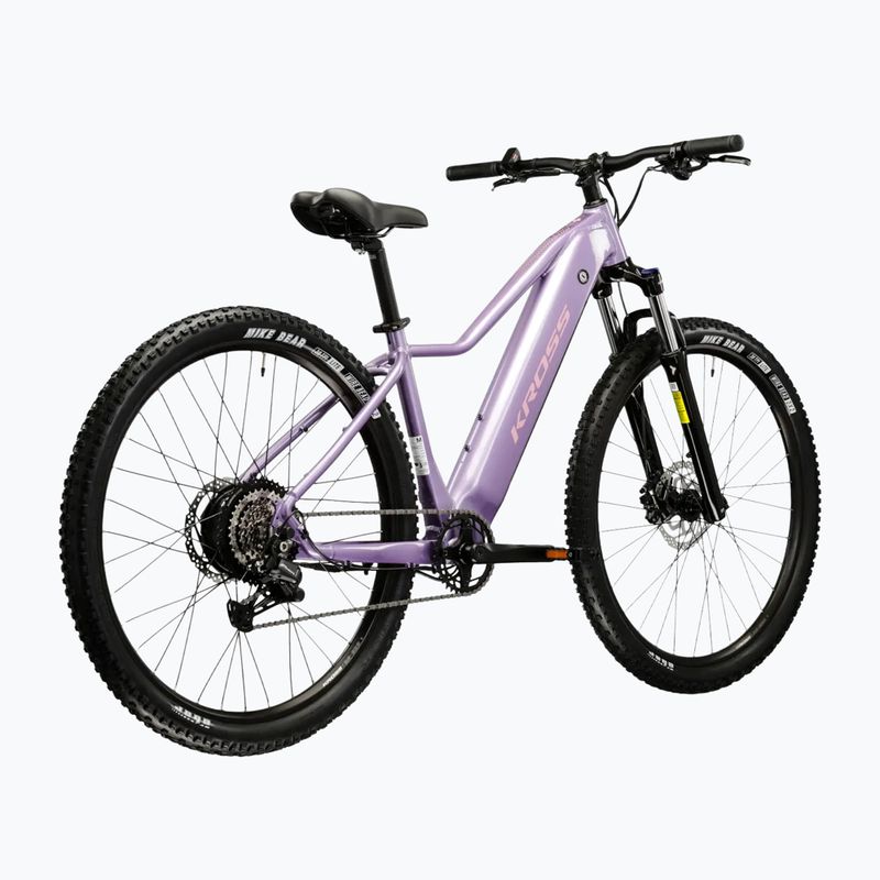 Bicicletă electrică pentru femei KROSS Lea Boost 1.0 522Wh purple/pink/gloss 3