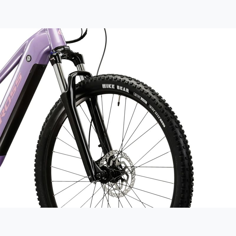 Bicicletă electrică pentru femei KROSS Lea Boost 1.0 522Wh purple/pink/gloss 5