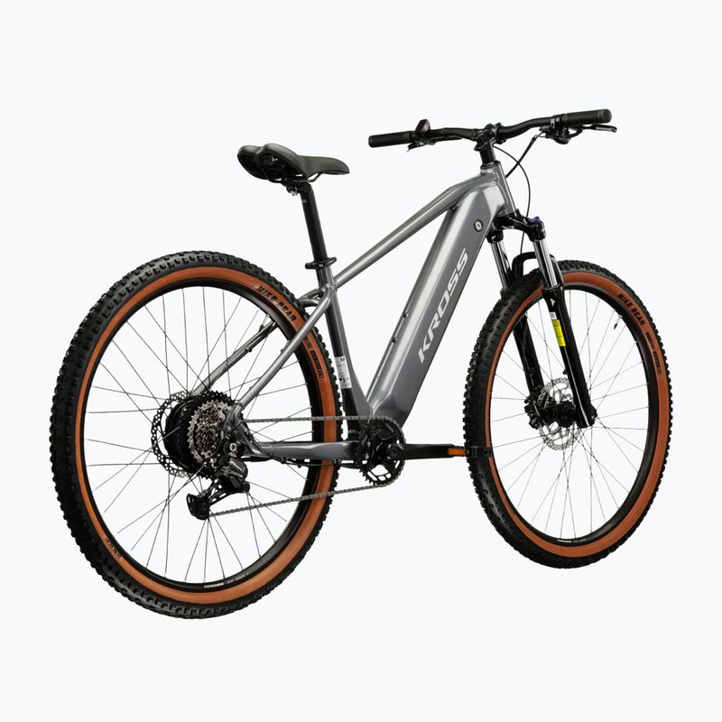 Bicicletă electrică KROSS Hexagon Boost 1.0 522Wh grey/grey/gloss 3
