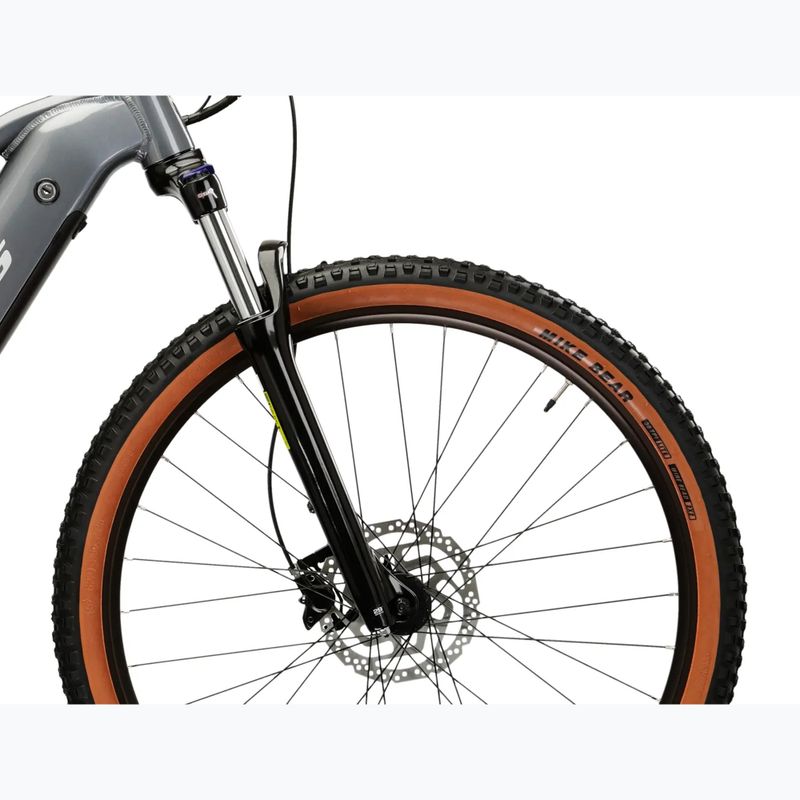 Bicicletă electrică KROSS Hexagon Boost 1.0 522Wh grey/grey/gloss 6
