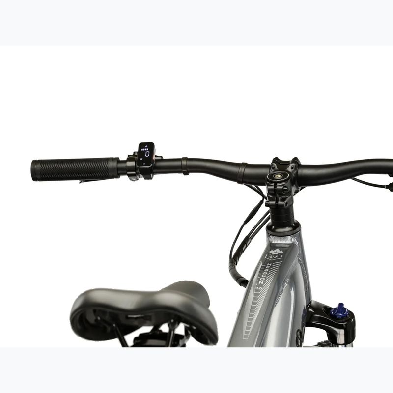 Bicicletă electrică KROSS Hexagon Boost 1.0 522Wh grey/grey/gloss 13