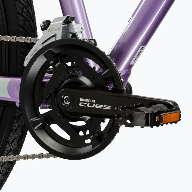 Bicicletă cross pentru femei KROSS Evado 5.0 In purple/black/gloss 9