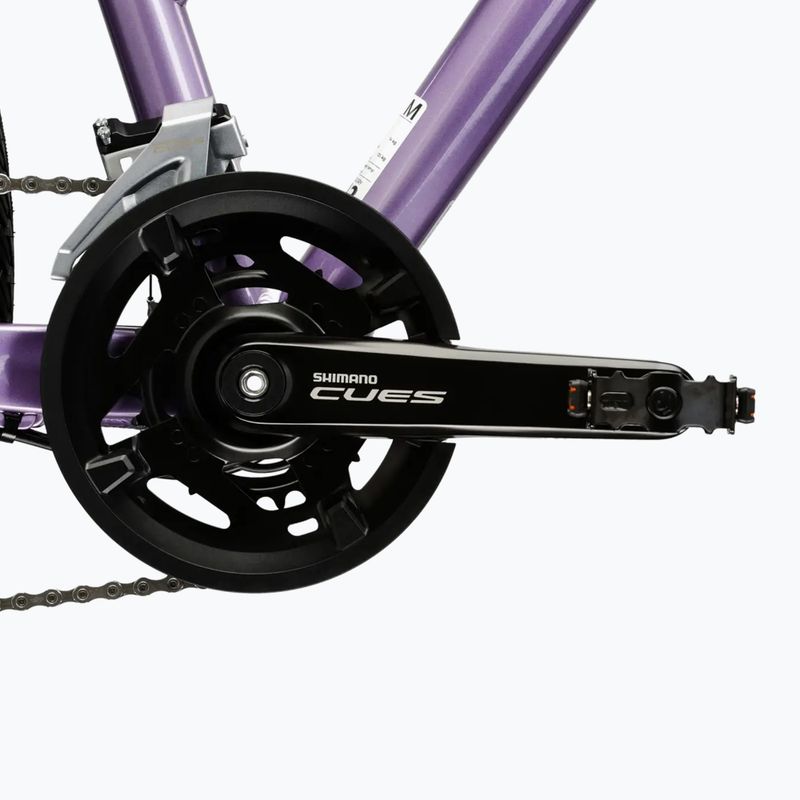 Bicicletă cross pentru femei KROSS Evado 5.0 In purple/black/gloss 10