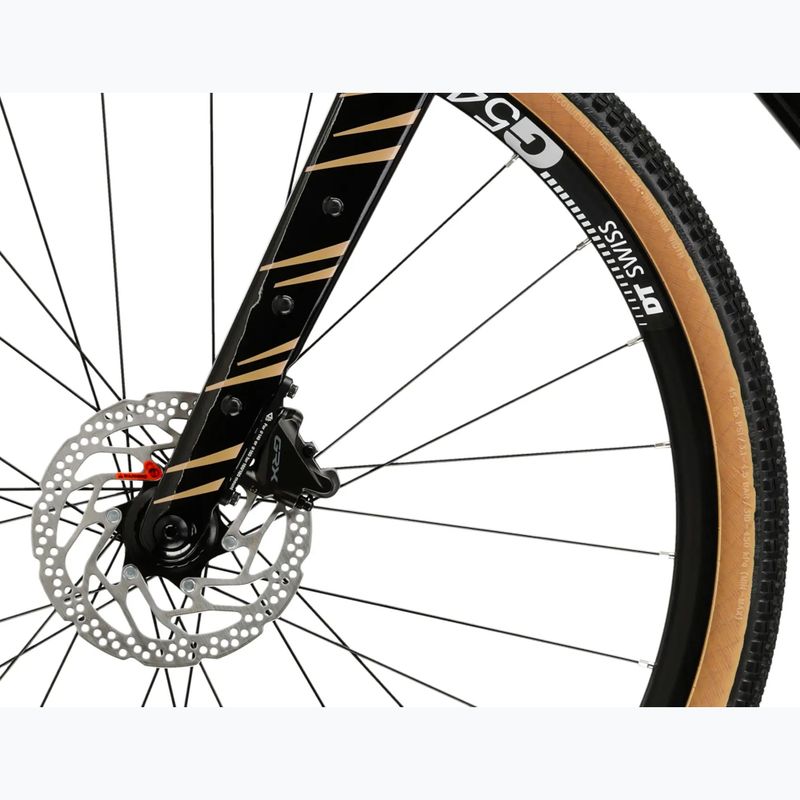 Bicicletă gravel KROSS Esker 6.0 black/gold/gloss 8