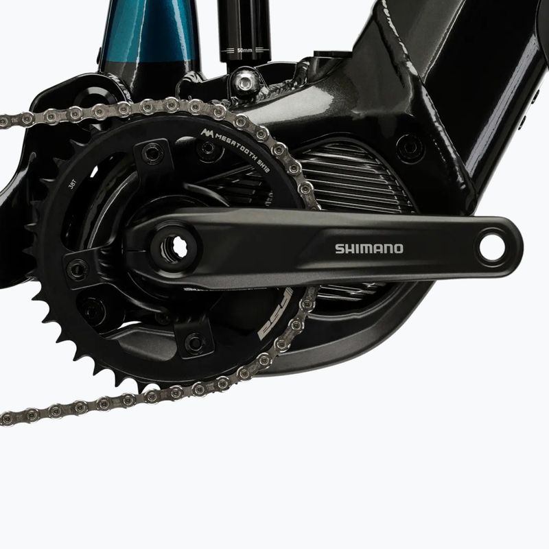 Bicicletă electrică KROSS Grist Boost 2.0 el. 630 Wh turquoise/black/glossy 10