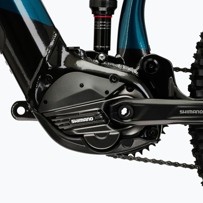 Bicicletă electrică KROSS Grist Boost 2.0 el. 630 Wh turquoise/black/glossy 12